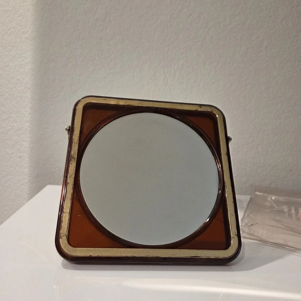 Vintage 1984 Goody 2-Sided Mirror Stand Up Vanity Magnifying/Regular Hong Kong